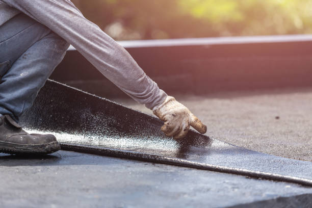 Professional Vapor Barrier Installation technician working in South Byron, NY